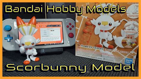 Scorbunny Model Kit By Bandai Hobby Pok Mon Unboxing And Set Up Youtube