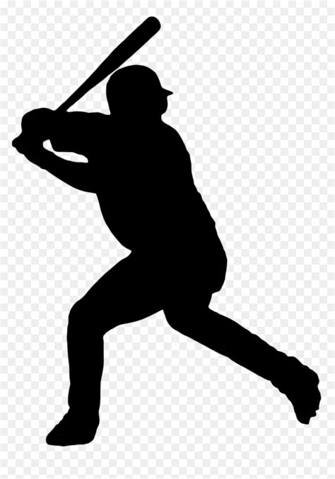 Baseball Player Silhouette Clip Art