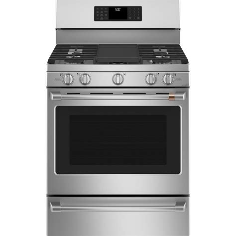 Samsung 30 In 5 8 Cu Ft Slide In Gas Range With Self Cleaning Convection Oven In Stainless