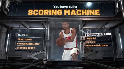 Nba K My Player Creation Op Build Youtube