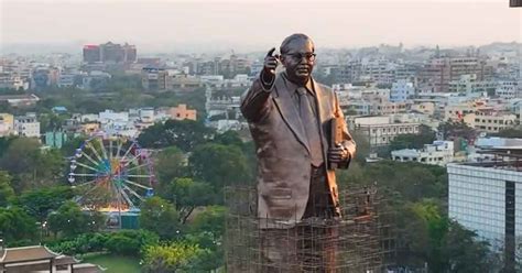 Hyderabad125 Ft Tall Bronze Statue Of Dr Br Ambedkar Will Be Unveiled On 14 April