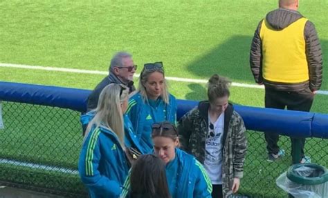 Inter Juventus Women c è Rosucci la bianconera fa il tifo in tribuna