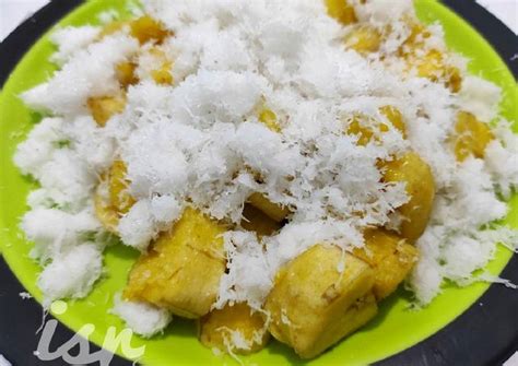 Resep Pisang Mentah Kukus Kelapa Parut Oleh Ira Cookpad