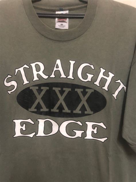 VINTAGE 90s STRAIGHT EDGE HARDCORE BAND Men S Fashion Activewear On