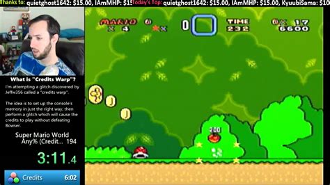 Super Mario World 4 49 8 Former World Record Speedrun W Credits Warp