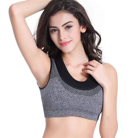 New Arrival Absorb Sweat Quick Drying Shockproof Bra Fitness Underwear