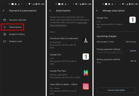 How To Manage Your Google Play Subscriptions On Android Technipages