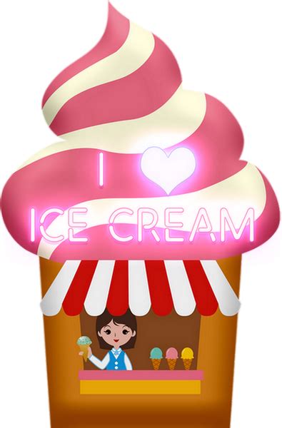 Tube Glace Png Transparent Ice Cream Shop Clipart