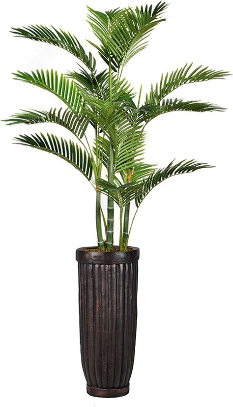 Vintage Home Artificial Faux Real Touch 69 Tall Palm Tree