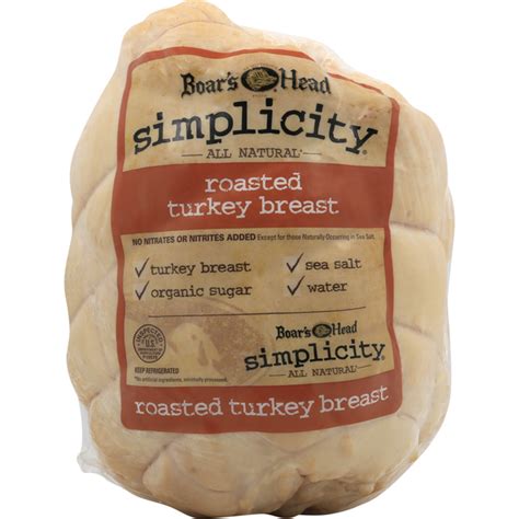 Save On Boars Head Simplicity Deli Turkey Breast Roasted Natural Thin