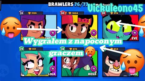 Wygrałem z NAPOCONYM graczem na RANKEDACH w Brawl Stars YouTube