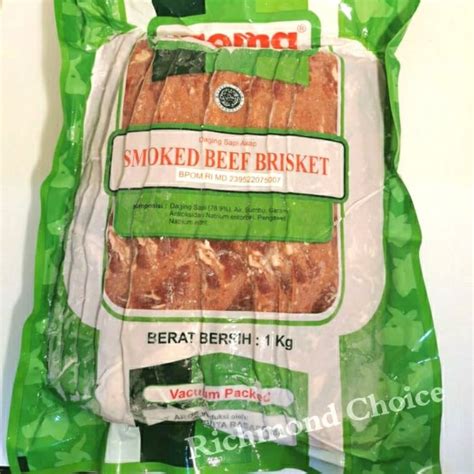 Jual Daging Asap Smoked Beef Brisket Aroma Kg Daging Sapi Asap