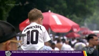 Globo Esporte SP Torcida do Santos invade Morumbis na vitória contra