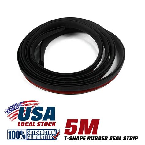 16ft T Shape Rubber Car Seal Strip Hood Door Trunk Edge Trim For Acadia