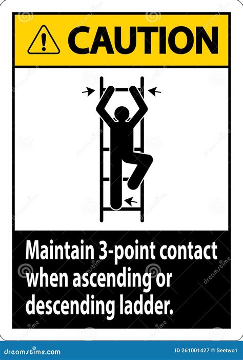 Caution Max Ladder Capacity 300 Lbs Symbol Sign Vector Illustration