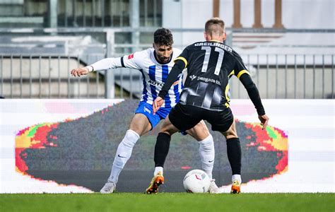 Nader El Jindaoui Feiert Profidebüt Für Hertha Bsc Und Gibt Kuriose