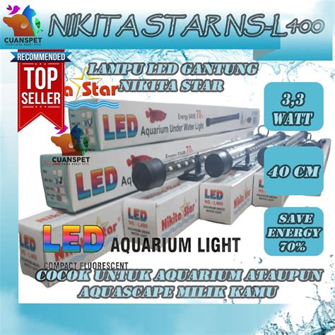 Jual LAMPU CELUP LED NIKITA STAR NS L 400 POWER 3 3WATT PANJANG