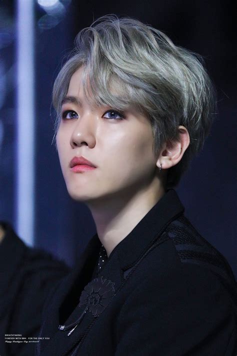 BAEKHYUN EXO Melon Music Award 171202 Baekhyun Baekhyun Gray Hair