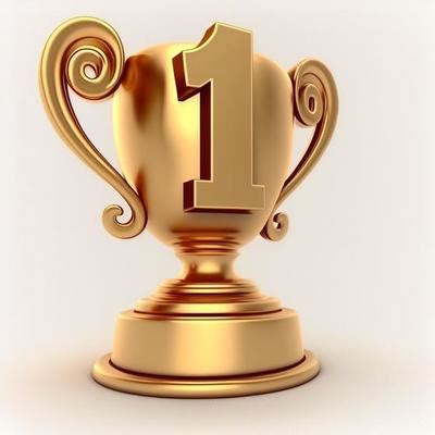 Number 1 Trophy Stock Photos, Images and Backgrounds for Free Download