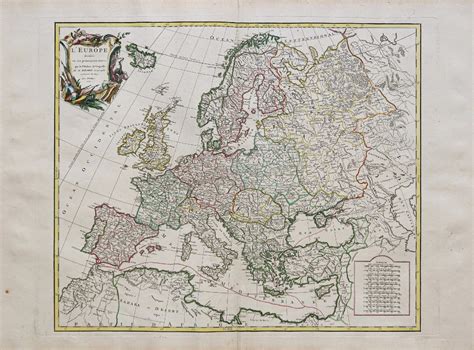 Proantic: Ancient Geographical Map Of Europe