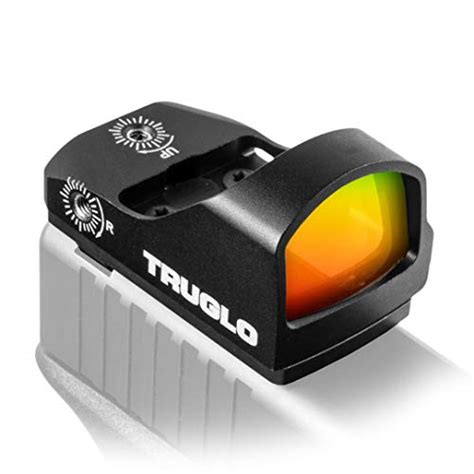 Truglo Tru Tec Micro Red Dot Sight Open Reflex Optic Red Dot Picatinny Mount Pricepulse