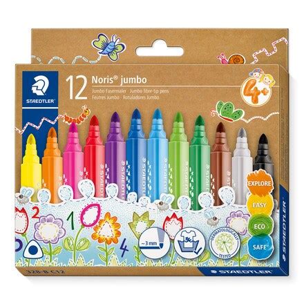 Rotuladores De Color Triangular Noris Jumbo Staedtler Staedtler El