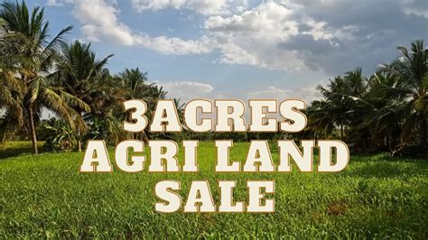 3 Acres Agri Land Sale In Near Annur With Water Source On The Cut Road