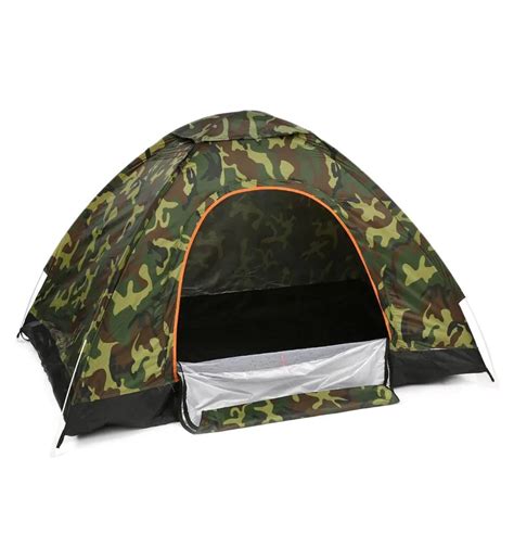 2 Person Waterproof Camping Tent Outdoor Sport Fishing Single Layer Pop Up Anti UV Tourist Tent ...