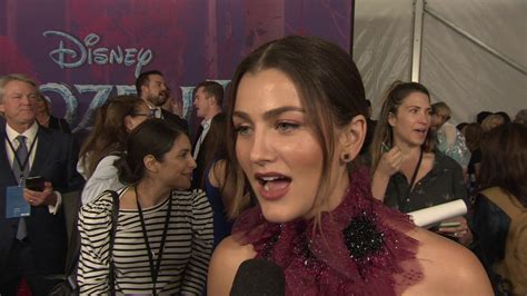 Frozen 2 Rachel Matthews Honeymaren Movie Premiere Interview