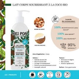 Lait Corps Nourrissant Hei Poa à l Huile de Coco Bio 250mL