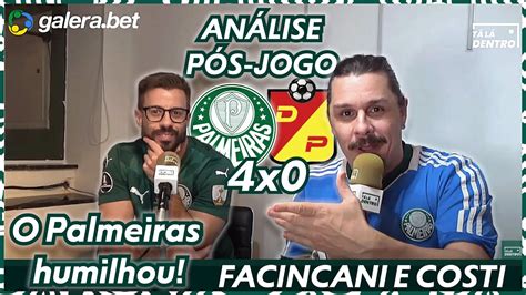 O Palmeiras humilhou Análise pós jogo Dep Pereira 0 x 4 Palmeiras