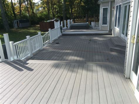 Gray Composite Deck - Picture 6826 | Decks.com by Trex