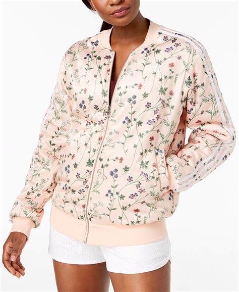 Adidas Reversible Floral Print Bomber Jacket Macys