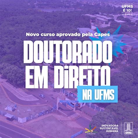 Primeiro curso de Doutorado em Direito de Mato Grosso do Sul é da UFMS ...