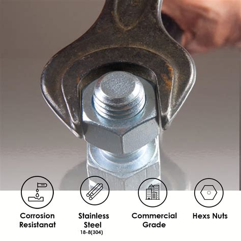 Bolt Dropper 14 20 Stainless Hex Nuts