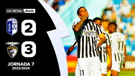 Resumo FC Vizela 2 3 Portimonense Liga Portugal Betclic SPORT TV