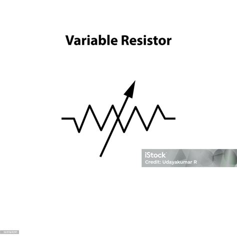 Variable Resistor Electronic Symbol Illustration Of Basic Circuit Symbols Electrical Symbols