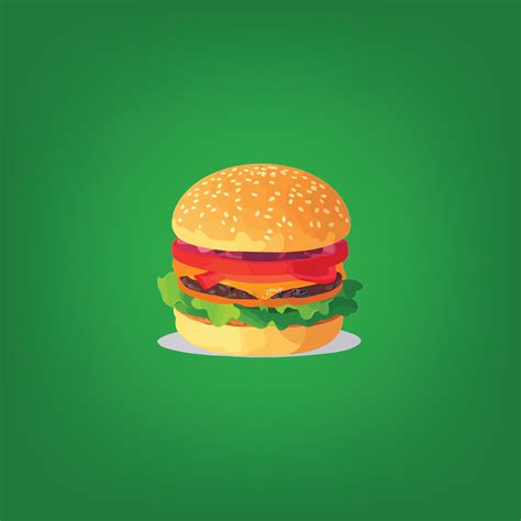 Hamburger vector illustration. 24846067 Vector Art at Vecteezy