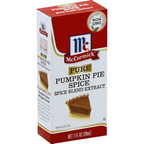 Mccormick Spice Blend Extract Pumpkin Pie Spice Pure Shop Roth S