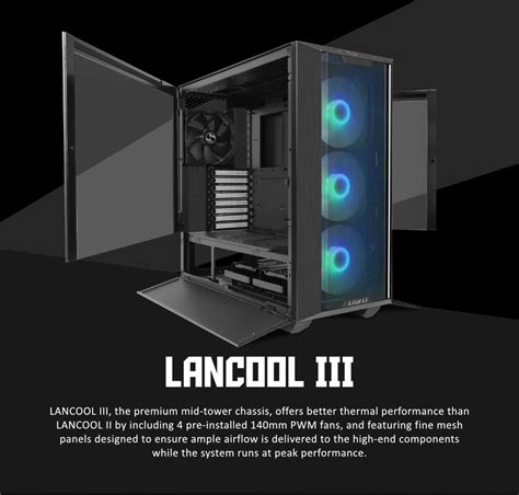 LIAN LI Lancool III RGB Black Computer Case - Newegg.ca