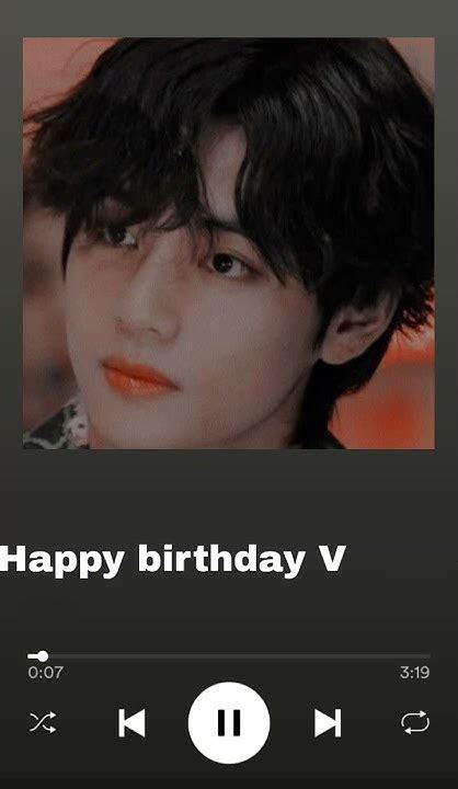 Happy Birthday Tae ️😽 Happy V Day💜 V Singing Happy Birthday🌟 Youtube