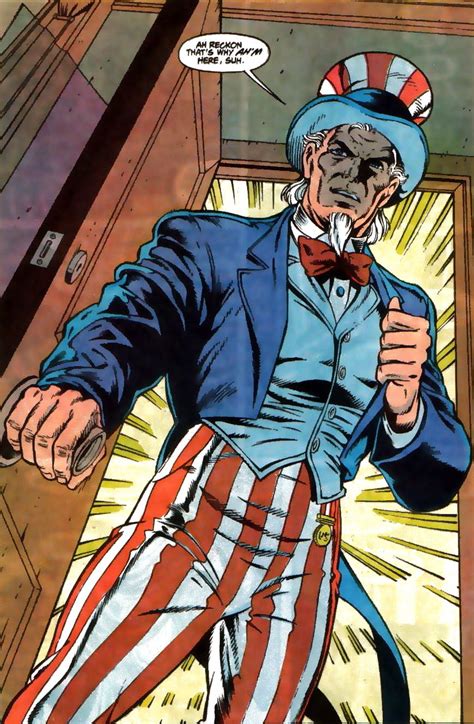 Uncle Sam Comic Book Superheroes Comic Book Characters Uncle Sam