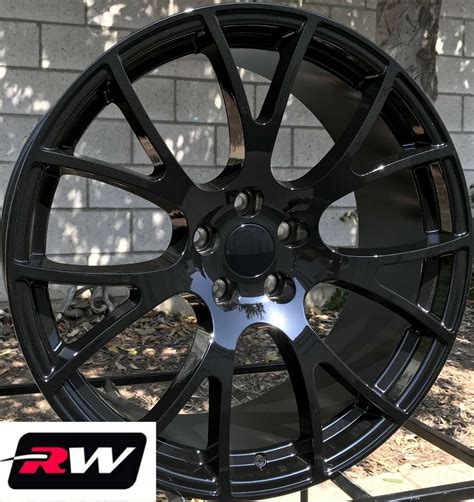 20 x9" 20 x10" Chrysler 300 SRT Hellcat OE Replica Wheels Gloss Black Rims