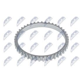 NZA-RV-001 NTY Anillo sensor, ABS Núm. dientes: 43, Eje delantero ...