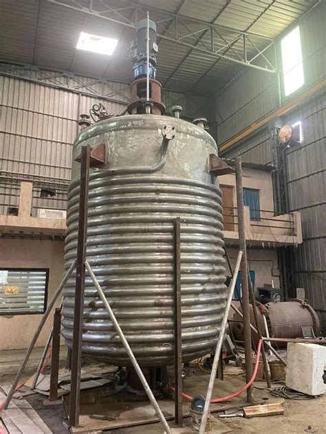 Mild Steel Limpet Coil Reactor Max Pressure Kg Capacity Kl Kl