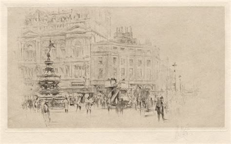 Picadilly Circus By William Walcot Artvee