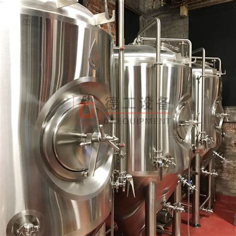 Available L Stainless Steel Beer Brewery Equipment Three Vessels