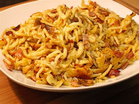 Gebratene Spätzle mit Schinken Rezept mit Bild Chefkoch de