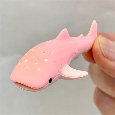 382533 Iwako Whale Shark Eraser Pink 1 Eraser Iwakousa