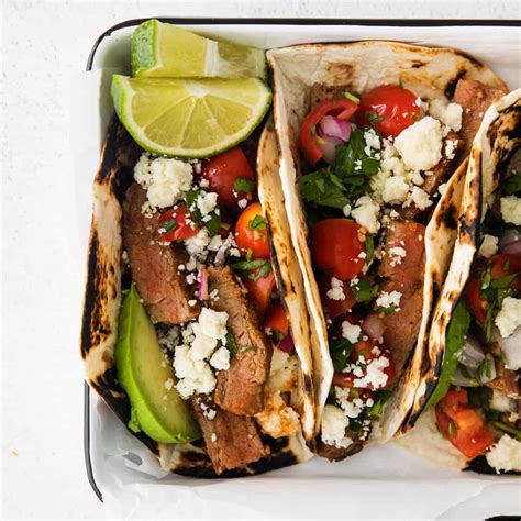 Easy Steak Tacos W Flank Steak Dry Rub Fit Foodie Finds